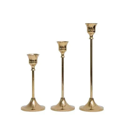Timeless Gold Vintage Candlestick