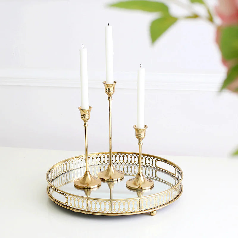 Timeless Gold Vintage Candlestick