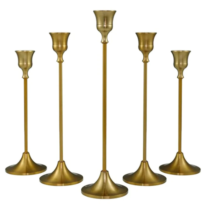 Timeless Gold Vintage Candlestick